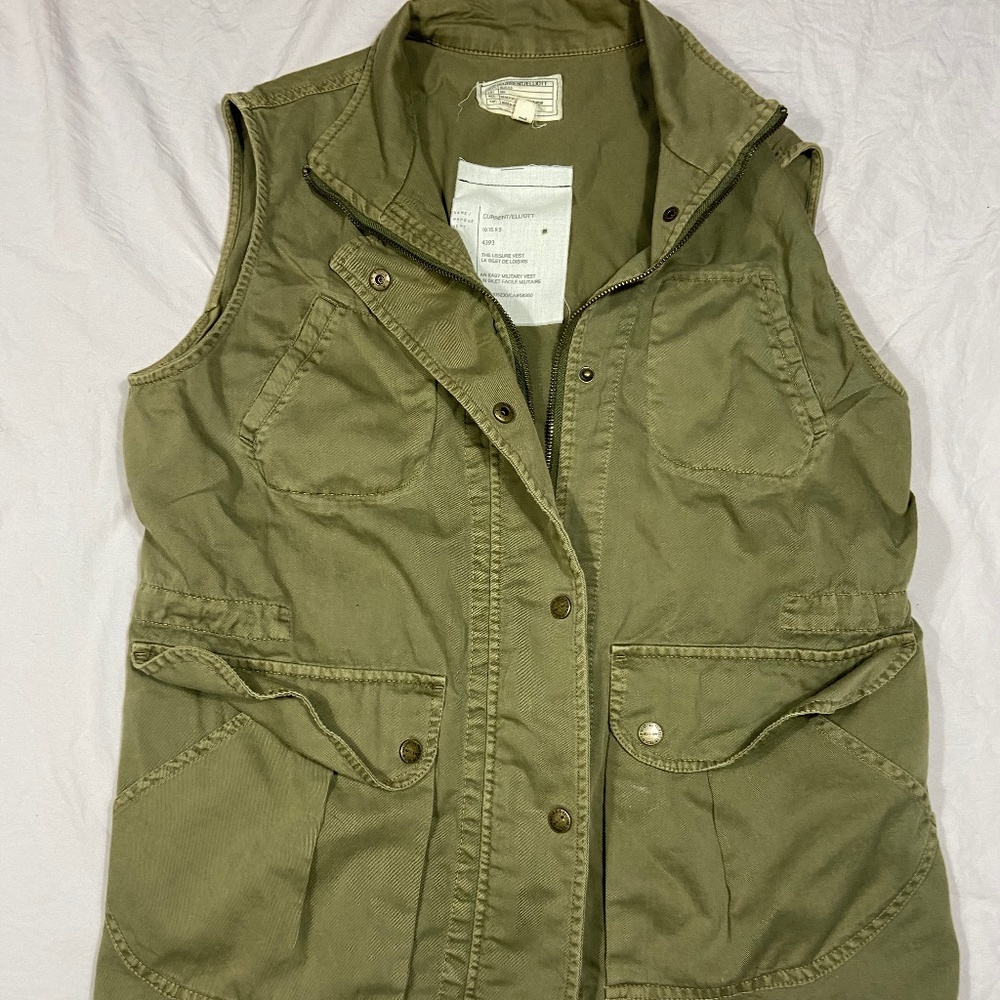 current/elliot green cargo vest